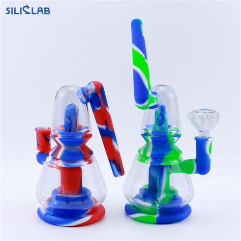 Factory Silicone Tobacco Accessories Glass Water Smoking Pipes China Smoking Pipe And Silicone