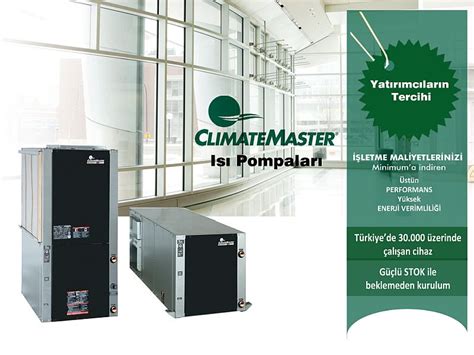 Enerji ve Tesisat FORMdan Ofis Projeleri için Climate Master Su