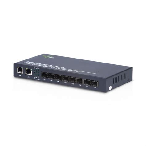 8 port Fiber Optic SFP Switch - FASTCABLING