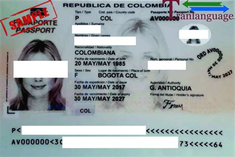 Colombia Passport Requirements - Scannable Passports Maker- Passports ...