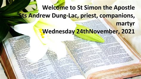 Sts Andrew Dung Lac Priest And Companions Martyrs Wednesday Th