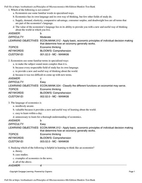 Solution Principles Of Microeconomics 8th Edition Exercise Solutions