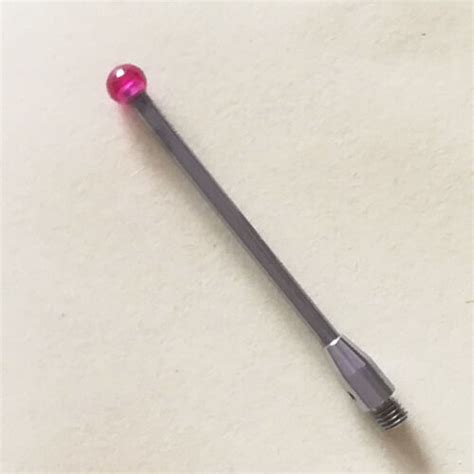 Cmm Touch Probe Tips 4mm Stylus Ruby Ball Gauge Head For Cnc Renishaw