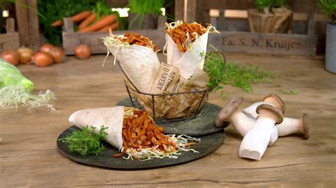 Pulled Pilz Wrap Mit Coleslaw Rezepte Rezepte Verbraucher Wdr