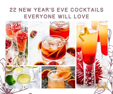 New Year S Eve Cocktail Recipes Everyone Will Love Jo Cooks