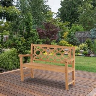 Chichester Teak Person Outdoor Bench Bed Bath Beyond