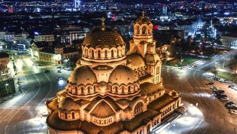 Sofia Bulgaria At Night 4k Coub The Biggest Video Meme Platform