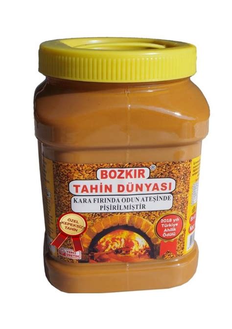 Bozkır Tahin Dünyası Odun Ateşinde Kepeksiz Bozkır Tahini 935 G