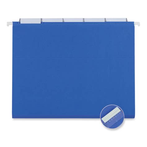 Deluxe Bright Color Hanging File Folders, Letter Size, 1/5-Cut Tabs ...