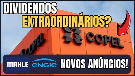 Copel Pagar Dividendos Extraordin Rios Cancelamento Das Units