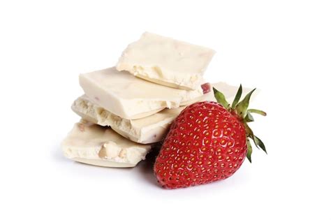 Free Photo White Chocolate With Strawberry