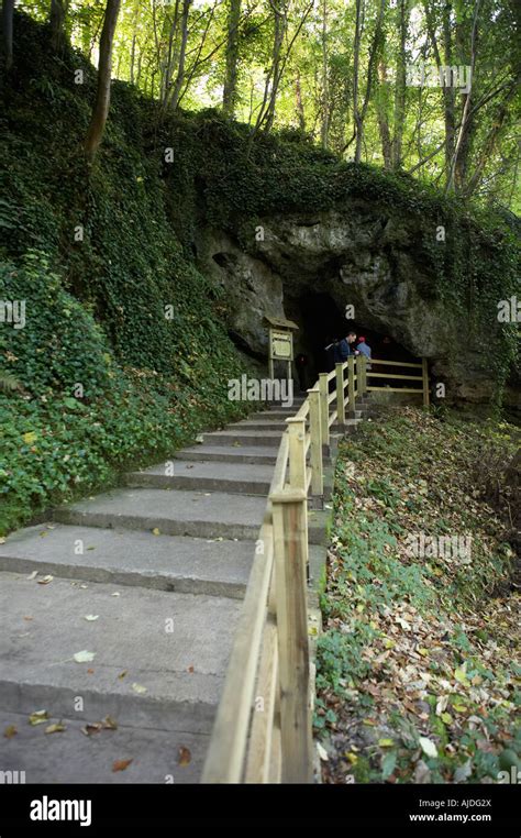 Mother Shiptons Cave Knaresborough Summer Yorkshire England Stock Photo