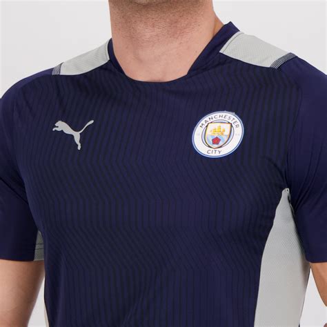 Camisa Puma Manchester City Treino Marinho Futfanatics