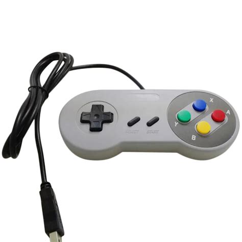 Hot selling!!! Retro USB Controller Retro Super for Nintendo for SNES USB Controller for PC for ...