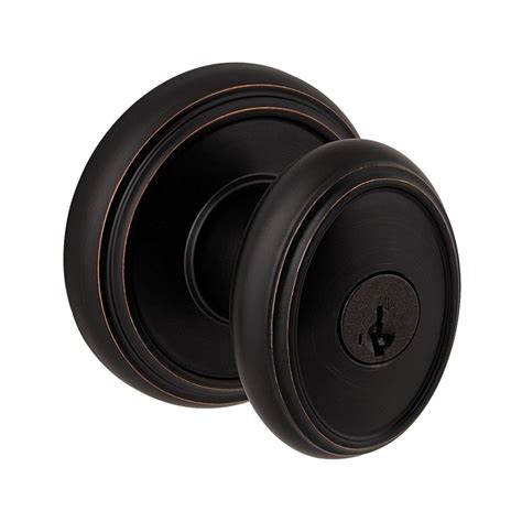 Weiser Prestige Carnaby Venetian Bronze Entry Knob With Smartkey The Home Depot Canada