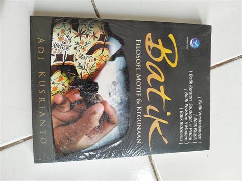 Buku Batik Adi Kusrianto Filosofi Motif Kegunaaan Fashion Design Buku