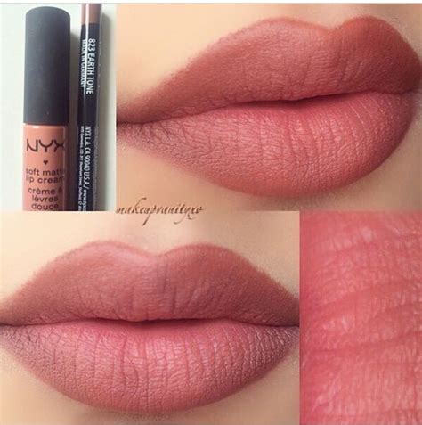 Nyx Lip Liner Earth Tone Matte Lip Cream Stockholm Nyx Cosmetics