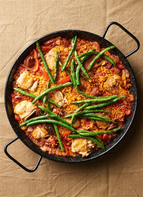 Chicken And Chorizo Paella Dish Magazine