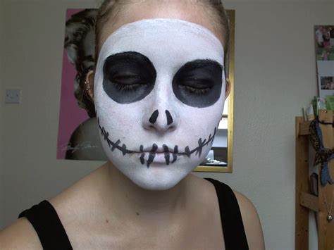 Halloween Jack Skellington Make Up Tutorial Halloween Costumes