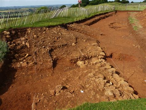 Archaeological Dig At Burrough Hill Iron © Mat Fascione Geograph