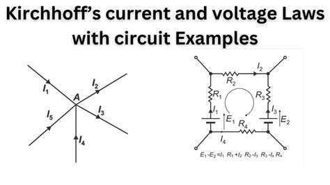 Kirchhoffs Current And Voltage Law With Solved Examples