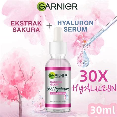 Jual Garnier Sakura Glow Hyaluron 30x Booster Serum Skin Care Untuk