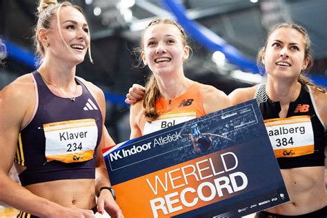 Femke Bol Breaks Own 400m Indoor World Record At Dutch Championships