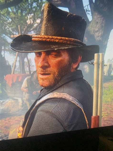 You know you’re in the deep end when Arthur looks at you this way : r/RDR2