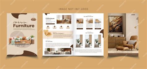 Premium Vector Furniture Brochure Look