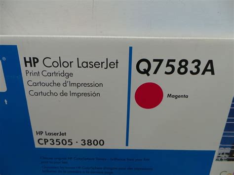 HP Color LaserJet Q7583A Genuine Magenta Toner Cartridge CP3505 3800