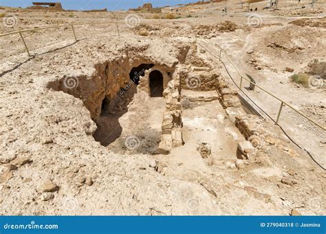 Parque Nacional De Masada En El Desierto Del Sur De Judea En Israel