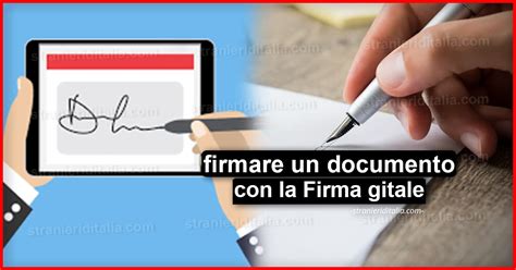 Come Firmare Un Documento Con Firma Digitale