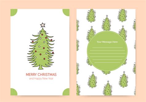 Christmas Greeting Card Template 11432589 Vector Art at Vecteezy