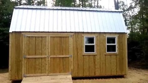 12x20 Barn(Gambrel) Shed 2 - Shed Plans - Stout Sheds LLC - YouTube