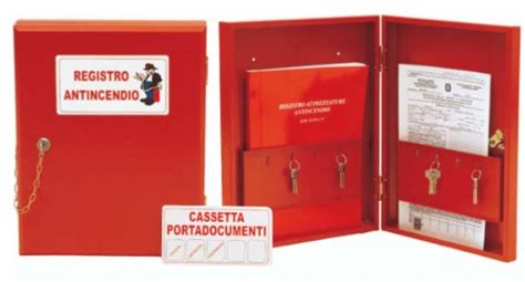 Cassetta Porta Registro Attrezzatura Antincendi M B Srl