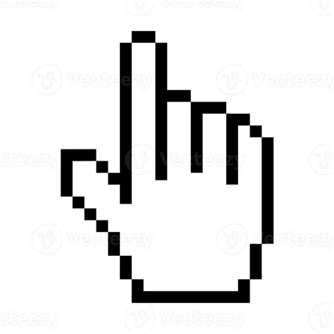 P Xel Mano Cursor Png