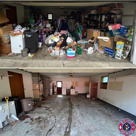 Cluttered Garage Cleanout Indianapolis Fire Dawgs Junk Removal