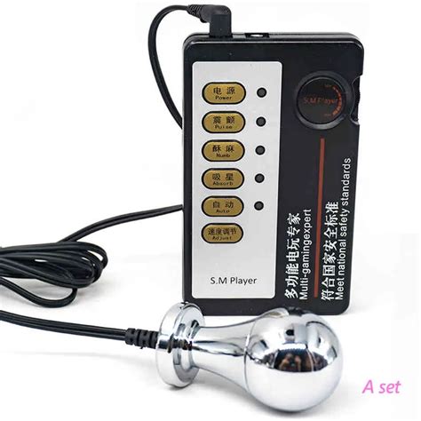 Electric Prostate Massager With Small Steel Butt Nyse Plug Electro Sex Nyse Plug For Adult Bdsm