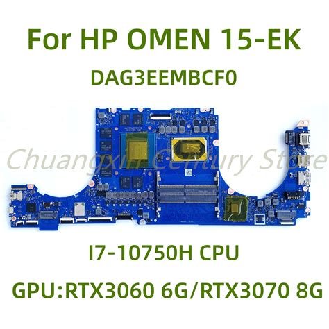 For Hp Omen Ek Laptop Motherboard Dag Eembcf With I H H