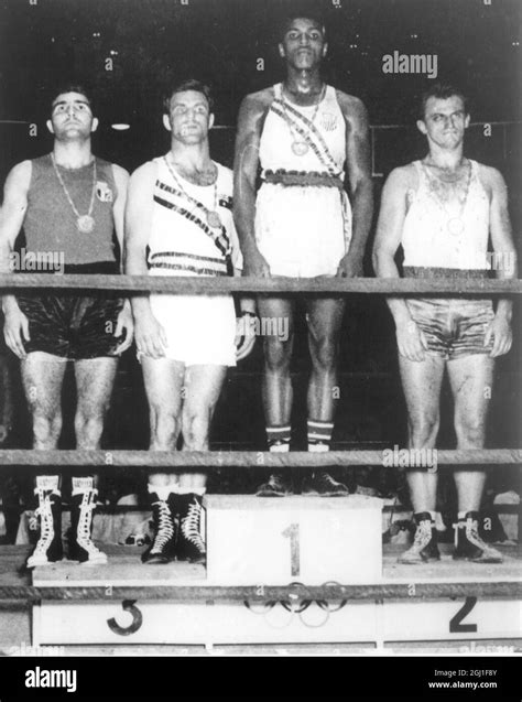 (Muhammad Ali) Cassius Clay wins an Olympic Gold Rome 1960 Stock Photo ...