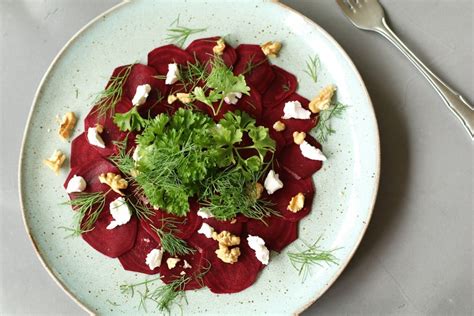 Carpaccio Rode Biet Voorgerecht Nl Voorgerecht Nl Lekkere