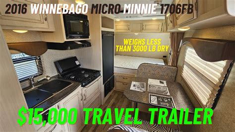 Quick Video Tour Of The 2016 Winnebago Micro Minnie 1706fb Youtube