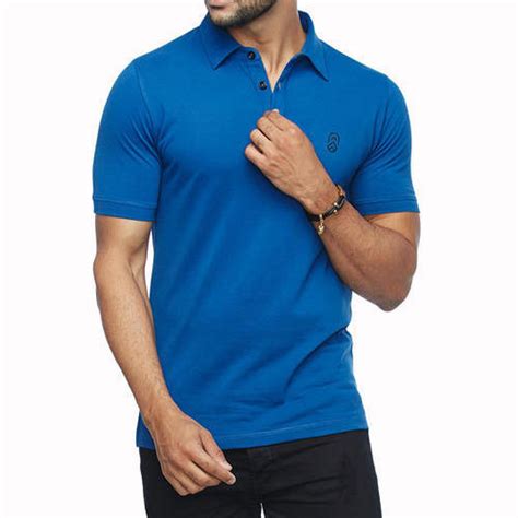 Mens Cotton Plain Polo Collar T Shirt Size S Xl At Rs 300 Piece In