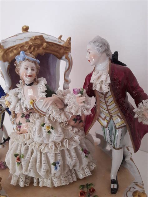 Proantic Large Unter Weiss Bach Porcelain Group