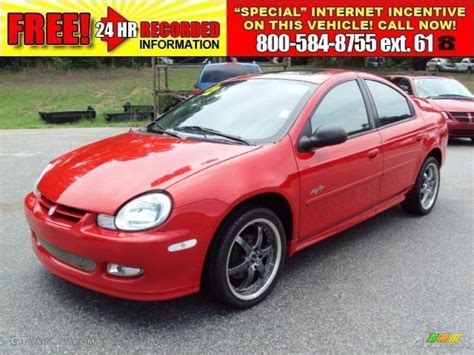 2002 Flame Red Dodge Neon Rt 31080372 Car Color