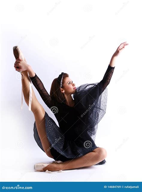 Beautiful Ballerina Dancing Ballet Dance Stock Image Image Of