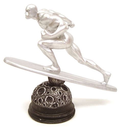 Boneco Surfista Prateado - Boneco Surfista Prateado Em Resina | Elo7 Produtos Especiais