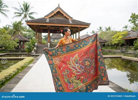The Batik Sarong Pattern Background In Thailand Traditional Batik