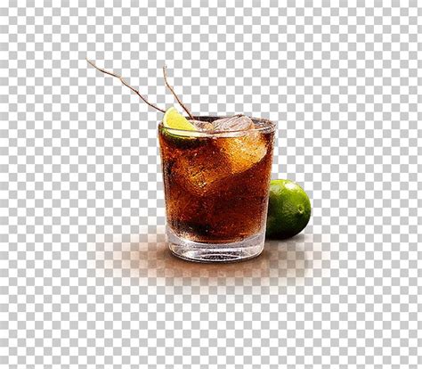 Rum And Coke Cola Black Russian Cocktail Garnish Long Island Iced Tea