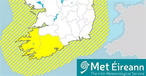 New Status Yellow Rain Warning Issued For Cork And Kerry Cork Beo